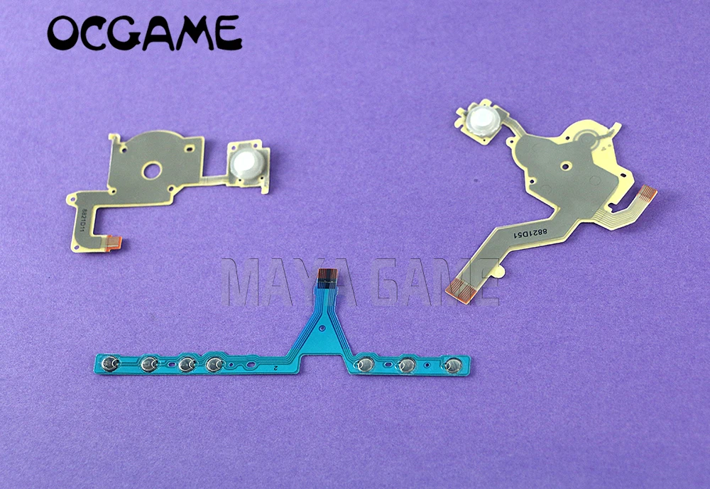 OCGAME 30sets Replacement Type 3000 Function Buttons Keypad Flex Cable( 3 in 1 Set) For PSP3000 psp 3000