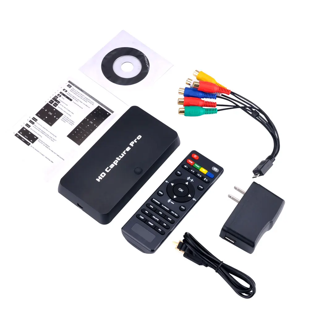 Ezcap295 Hd Video Audio Capture Pro, Hdmi/Ypbpr Converteren Naar Hdmi/Usb Flash Disk, Hdcp Code, 1080P Voor Game-Apparatuur