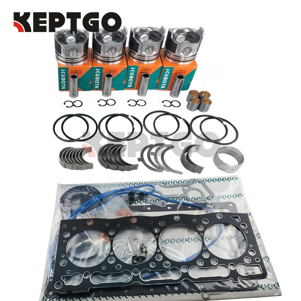 

Overhaul Rebuild Kit V1505 V1505-E V1505T For Kubota B3200HSD B3300S Tractor KX71H KX91-2 Bobcat