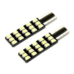 1pcs w5w T10 Led Bulbs Super Bright Cree LED Chips 15SMD Canbus 501 car light source led DRL interir light Instrunment Lights