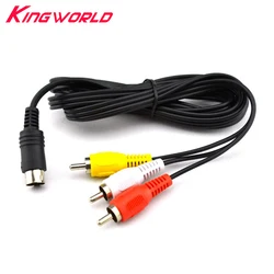 High quality AV Cable 9 pin Audio Video for SEGA Mega Drive 2 Genesis 2 and for Mega Drive 3 Genesis 3