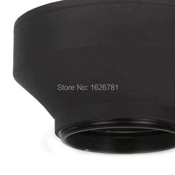 Чехол Venes для камеры Canon, Nikon, Pentax, 77 мм, 3 стадии, складной, 3 в 1, Резиновая бленда для объектива