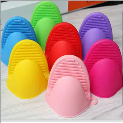 1PCS Kitchen Cooking Microwave Oven Non-slip Mitt Silicone Insulated Glove Colorful Kitchen Accessories cocer en el horno AU196