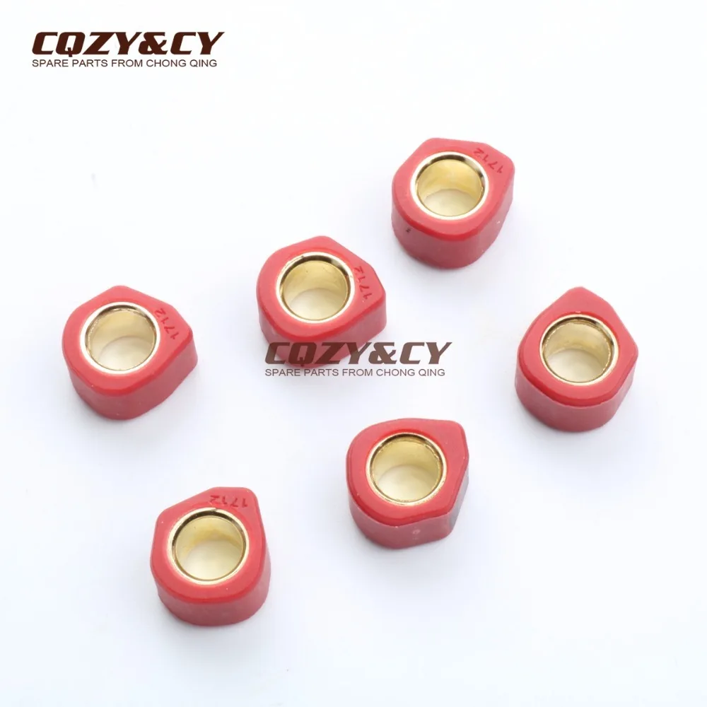 High Performance Variator Weights Round 17x 12mm 8g for SUZUKI Address50 Katana V-Y 50 Sepia S 50 Zillion50