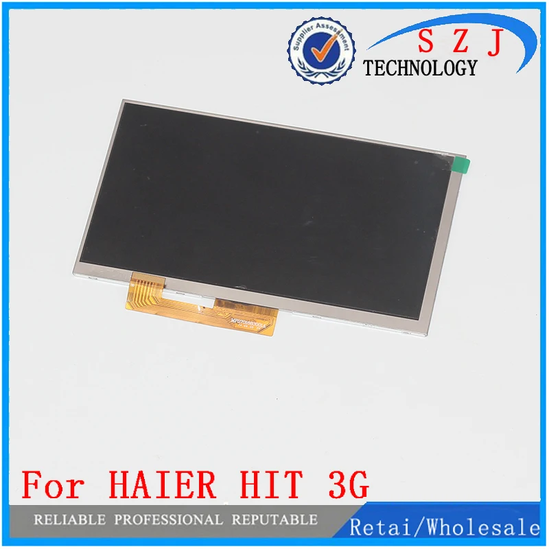 

New 7'' inch for Haier Hit 3G Tablet 1024X600 30Pins LCD screen panel Matrix Module Replacement LCD Display Free Shipping