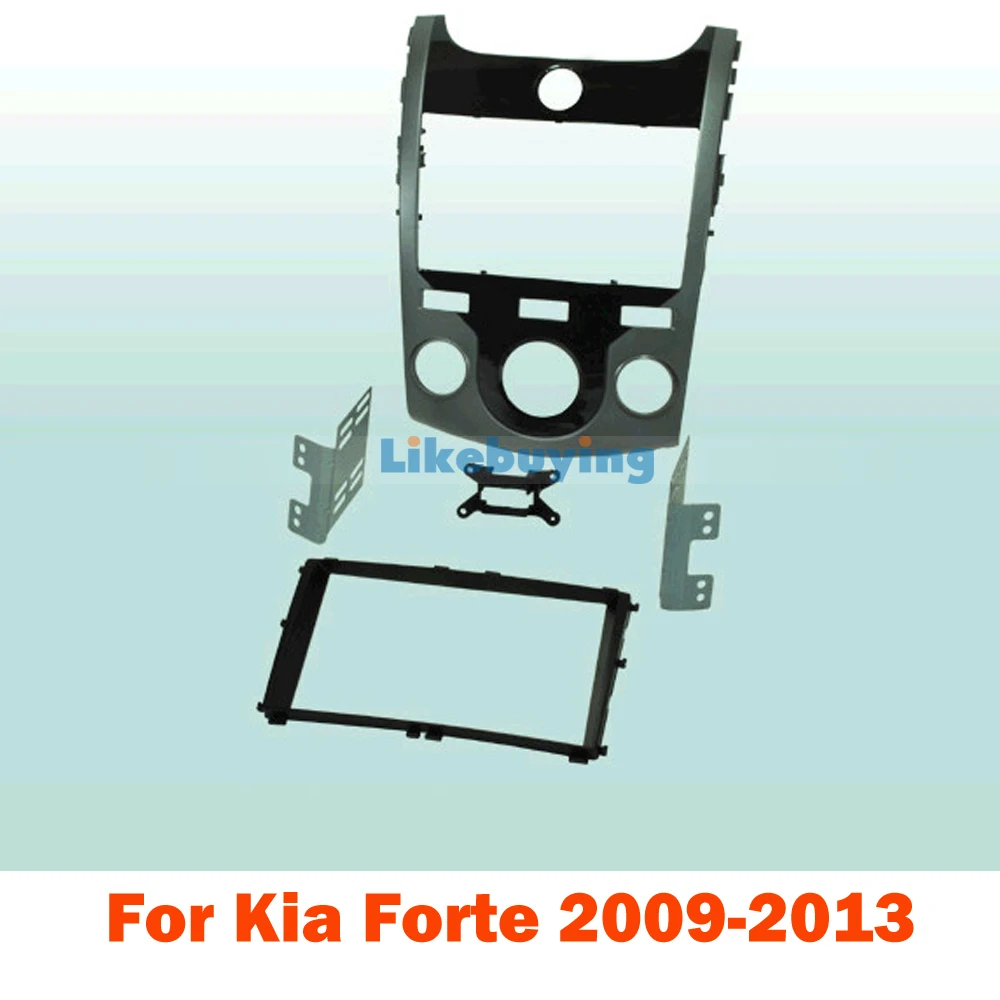 

2 Din Frame Kit / Car Fascia Panel / Audio Panel Frame / Dash Kit For Kia Forte 2009 2010 2011 2012 2013 Free Shipping