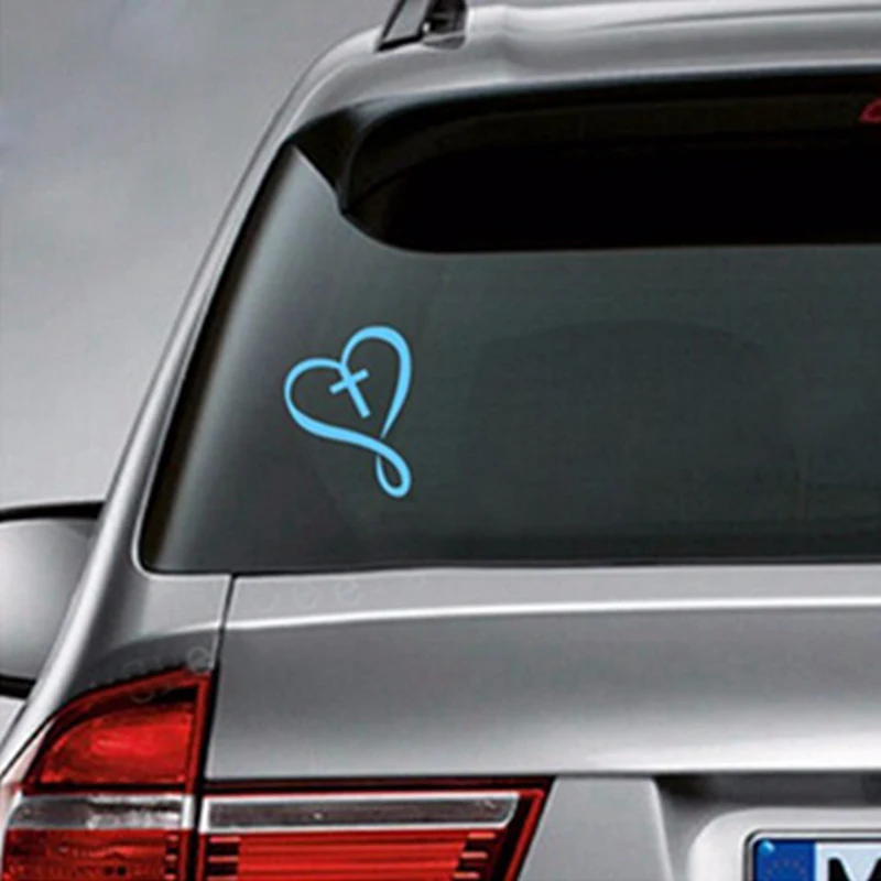 Christian car decal , Love for God is Infinite vinyl car decal sticker