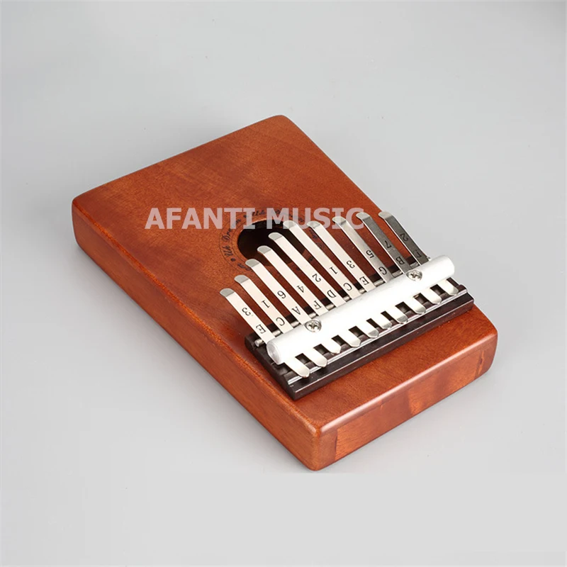 

Afanti Music 10 Keys Kalimba Mbira Thumb Piano Mahogany Traditional African Music Instruments 10 tone (THP-134)