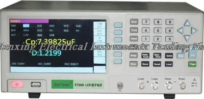 Fast arrival  ET3503 LCR Meter  with 300KHz Accuracy:0.05%,Continuous frequency adjustable, 1mHz step,6  1/2 display