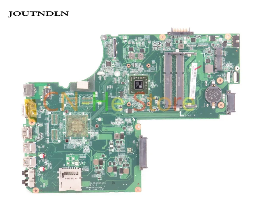 

JOUTNDLN FOR TOSHIBA SATELLITE C75D L75 L75D Laptop motherboard DA0BD9MB8F0 A000243960 Integrated Graphics W for A4-5000 CPU