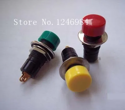 

[SA]HIGHLY HIGHLY electronic switch button switch button switch 12MM round lockable PB301 A green--100PCS/LOT