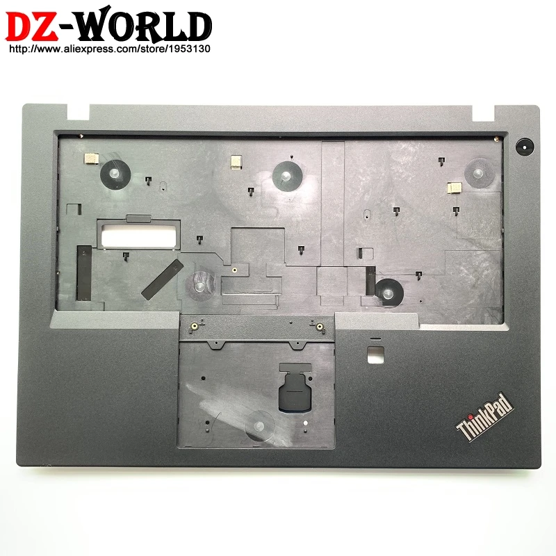 New Original for Lenovo ThinkPad L480 L490 Palmrest Cover without Touchpad with Fingerprint Hole 01LW318 AP164000700