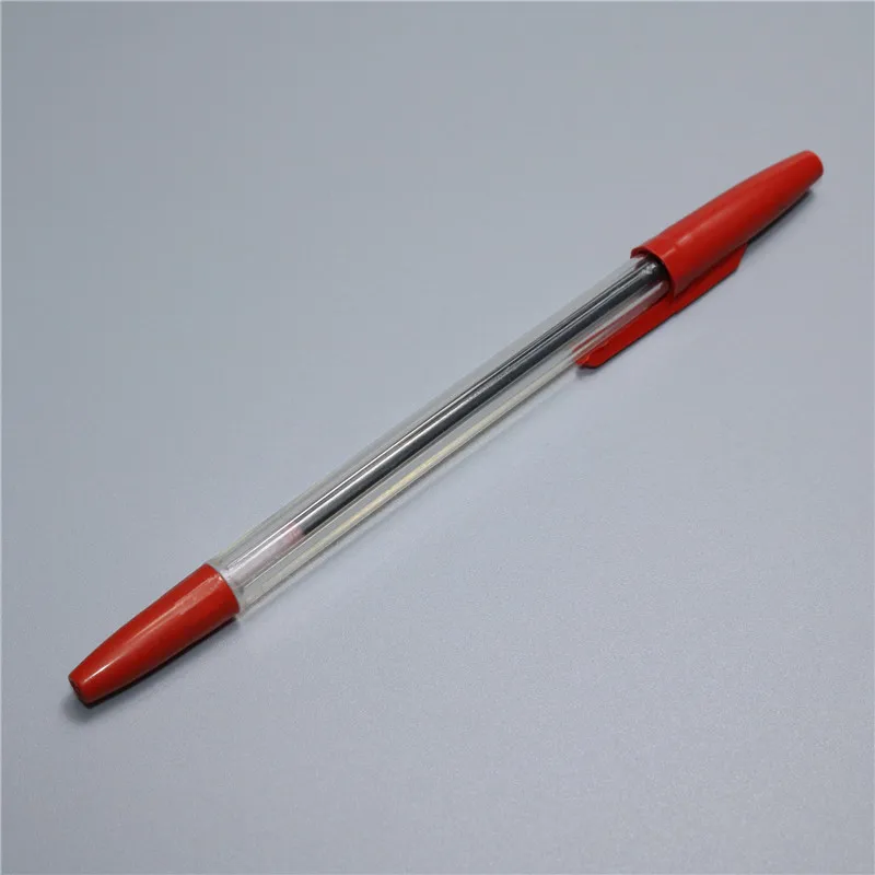 5Pcs 0.7mm Ballpoint Pens Ball Point Red Blue Black Bullet Ballpoint Gift School Writing Supplies Stationery Promotional Pen