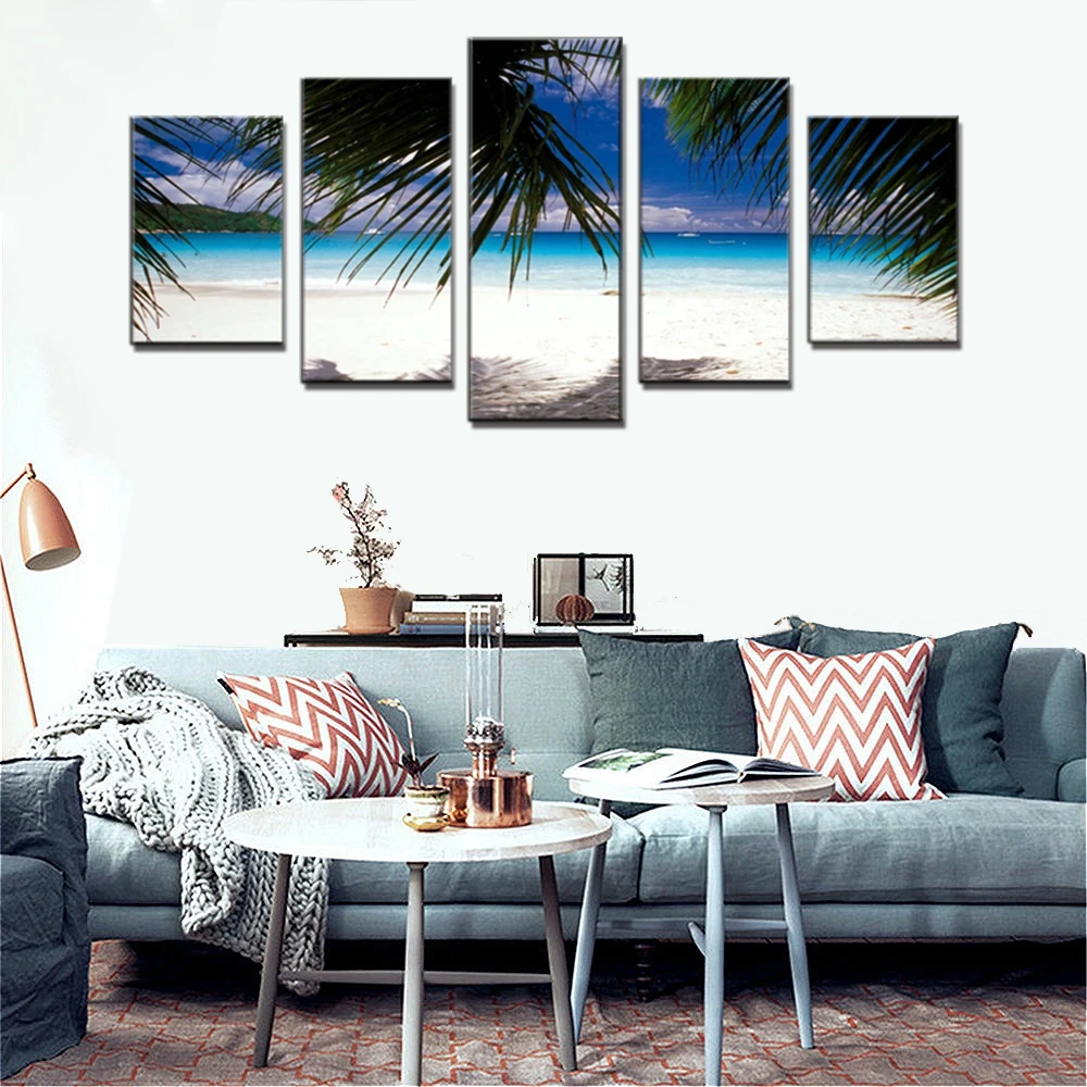 

Tropical Coconut Tree Wall Art Beach Landscape Posters And Prints Artwork for Office Room Wall Decor Tree Home Decor Dropship