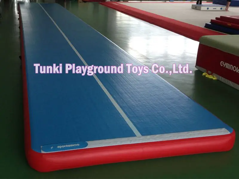 12*2m inflatable air track/inflatable gym mat tumble track for sale