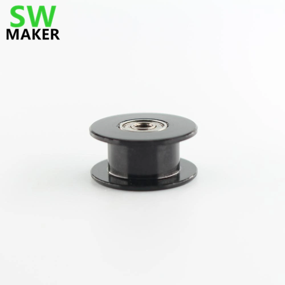 SWMAKER H belt pulley, black synchronous wheel, idler pulley, bandwidth 6MM 20 teeth bore 3 / 5 mm