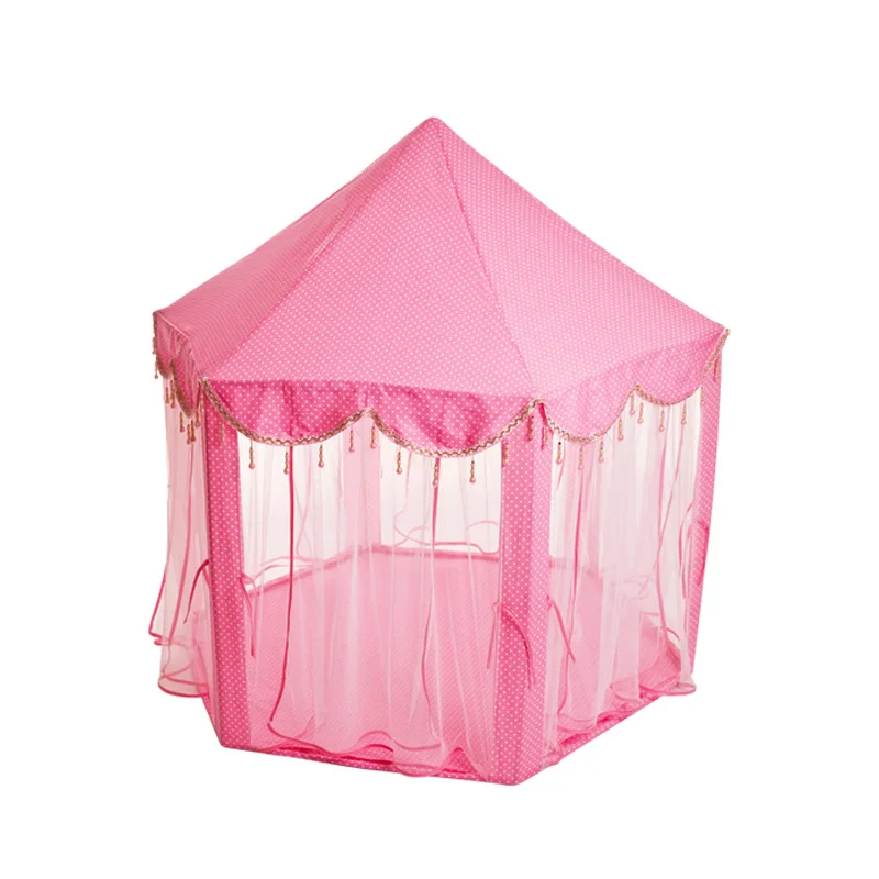 

The New Hexagonal Princess Toys Tent Large Gauze Children's Play House Baby Anti-mosquito Big House Parent-child Interactive Toy