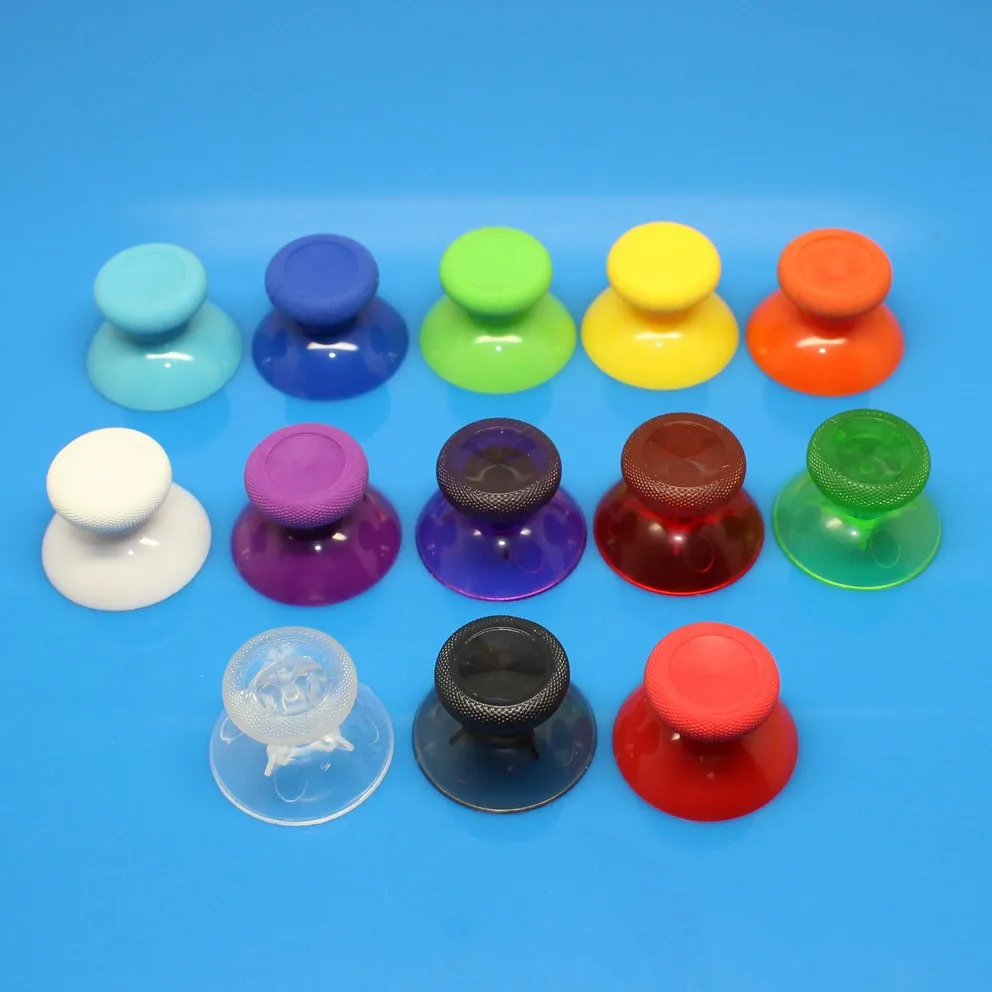 2 pezzi 14 colori colorati 3D analogici Thumb Sticks per XBOX un Controller analogico Controller Caps fungo