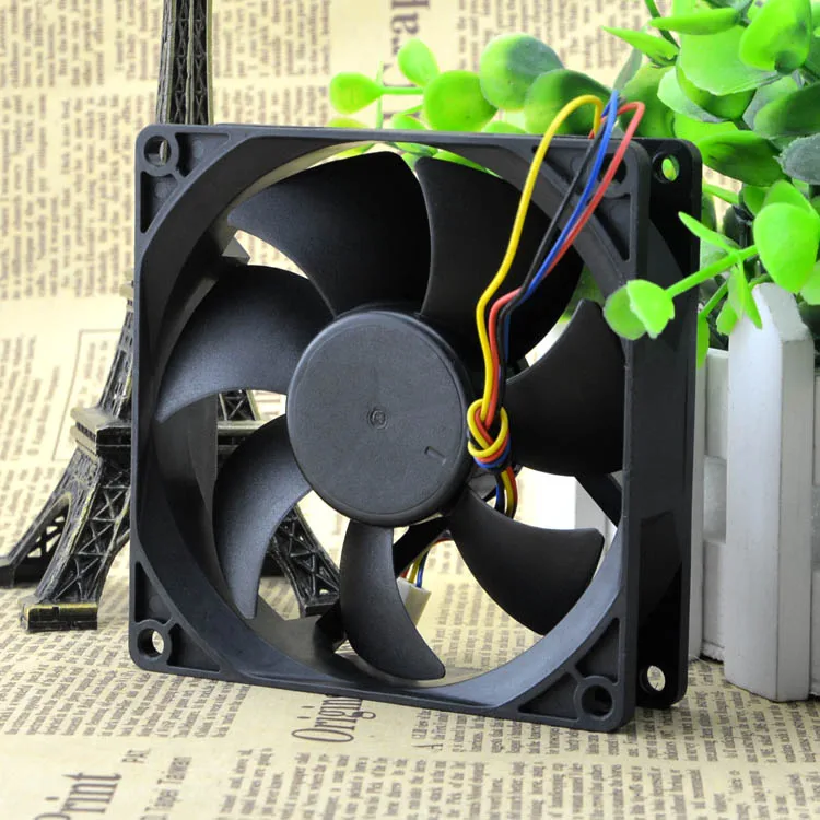 Free Shipping For AVC 12v DC 0.41a 9cm 90*90*25mm 9*9cm 4-pin Fan DS09225R12HPFAF