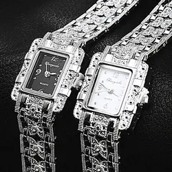 Montre de Luxe en Acier Inoxydable CYD pour Femme, à Quartz, Mode Décontractée, Bracelet Analogique, Unique