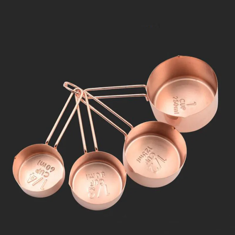 10 Sets Stainless Steel Measuring Cups Set Kitchen Tools Making Cakes and Baking Gauges Measuring Tools ZA6835