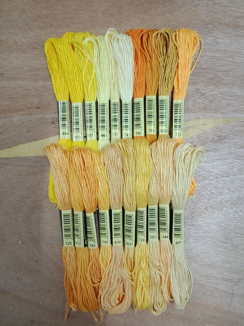 CXC threads for embroidery thread and cross stitch yarn, choose any color and Quantity similar to DMC