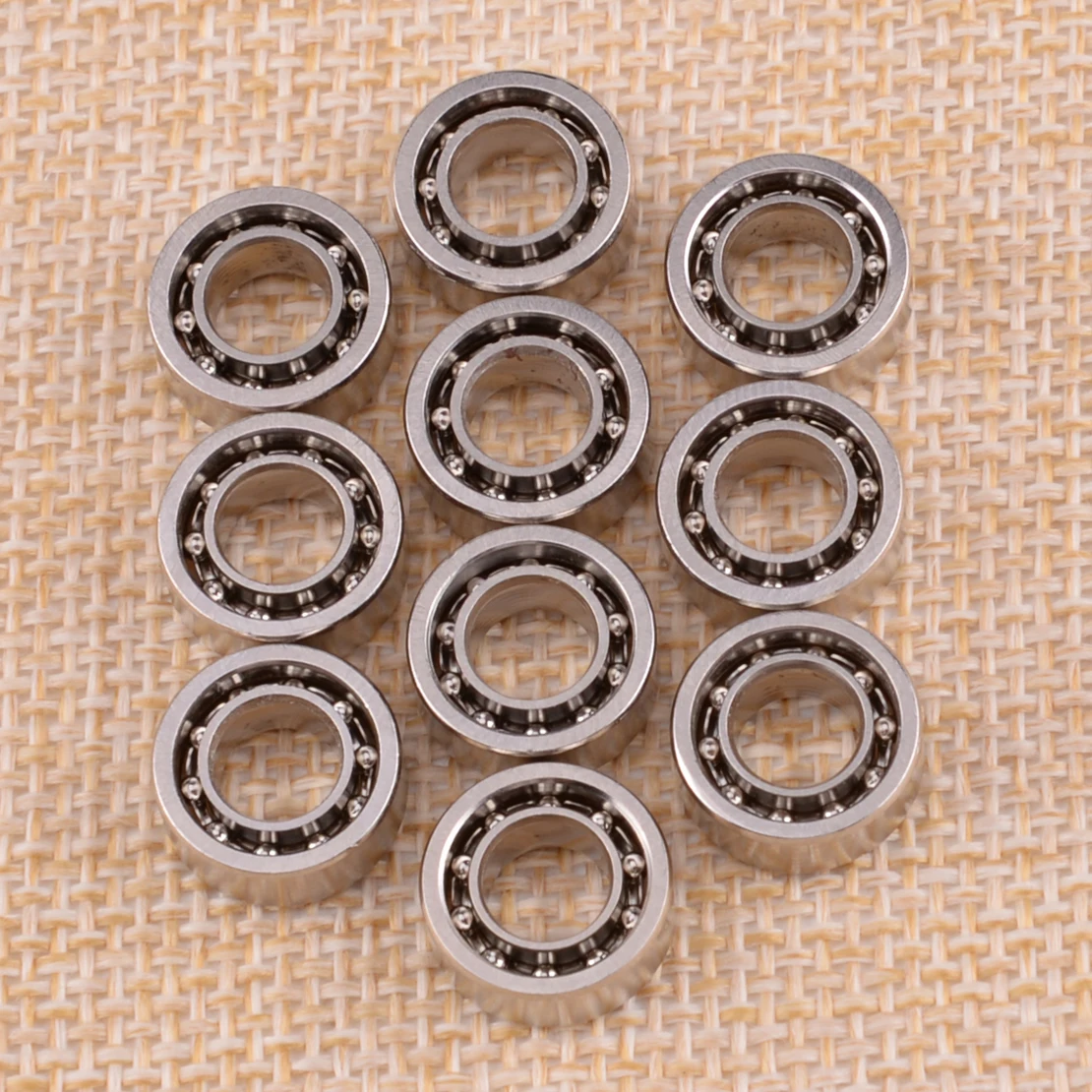 

LETAOSK New 10Pcs High Speed Bearing R188 Hybrid Inline Open Design Low Maintenance for Finger Hand Spinner Toy