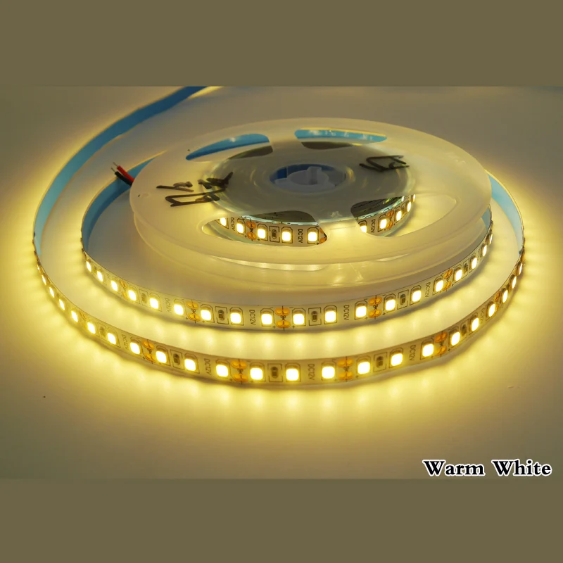 Não-Impermeável, Branco Quente, Azul Gelo, Amarelo Dourado, Rosa, Verde, Vermelho, Azul, SMD, DC 12V, 120 Leds por m, 5m, Flexible LED Strip Lights,