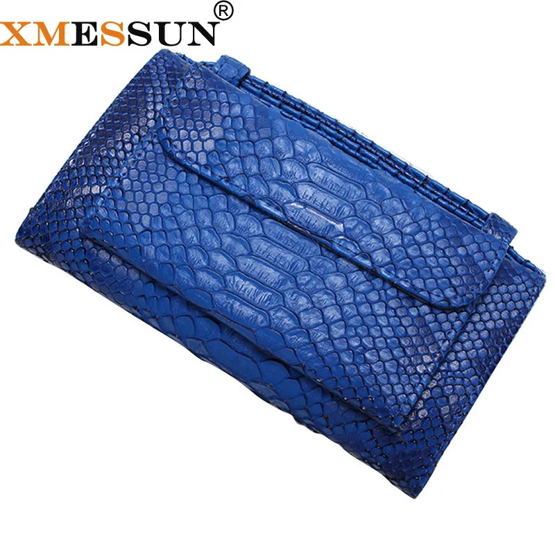 XMESSUN Fashion PU Leather Day Clutch Shoulder Cross-body Bag Crocodile Pattern Genuine Leather Clutch Chain Women's Handbags