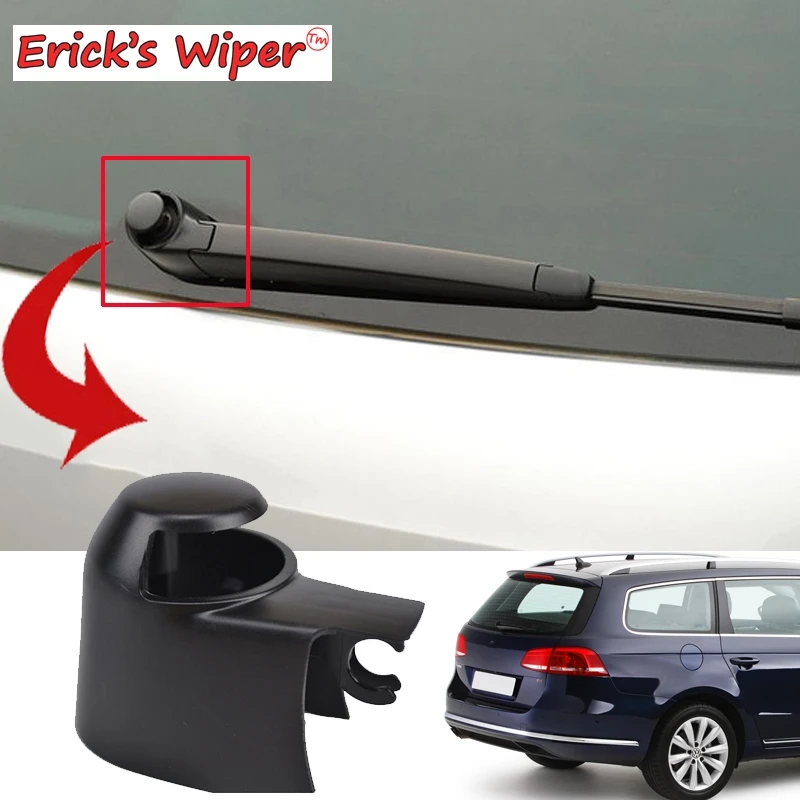 Erer\'s Wiper parabrezza parabrezza tergicristallo posteriore braccio rondella coperchio tappo dado per VW Passat B6 B7 2005 - 2015 protezione dado