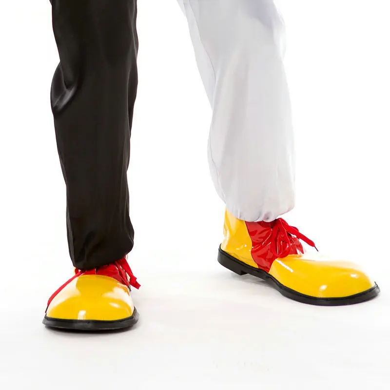 Adult Funny Clown Shoes Mans Clown Cosplay Shoes Party for Halloween Party Prop