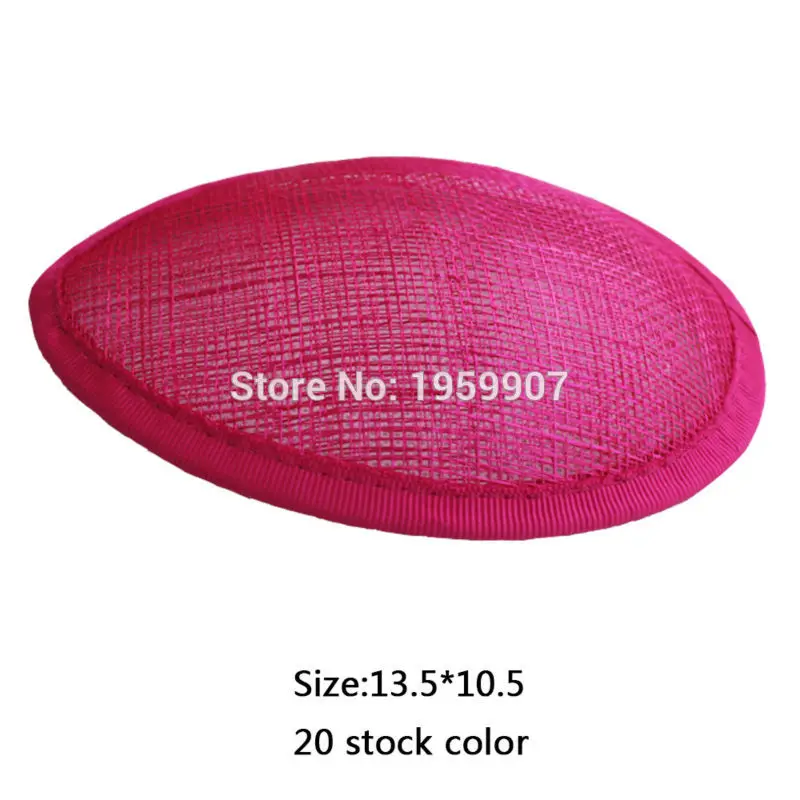 Sinamay Teardrop Base Fascinator Base for Headpiece 20pcs/lot #20Color view 5