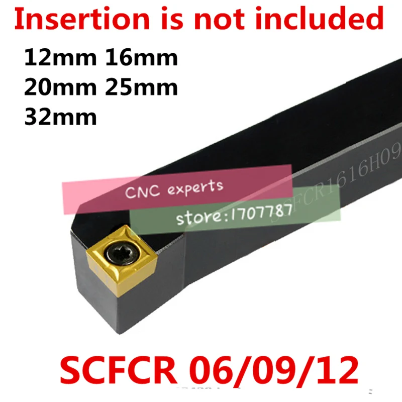 

SCFCR1212H06 SCFCR1212H09 SCFCR1616H09 SCFCR2020K09 SCFCR2525M09 SCFCR2525M12 SCFCR3232P12 CNC lathe Turning External tools