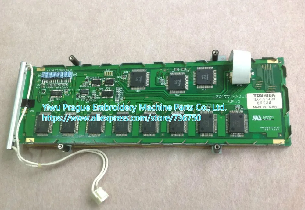 EG5204000000 Original Used Tajima TMEG LCD Panel LCM-5245 Display TLX-1771-C3B LZQ1771-A0CC Tajima embroidery machine parts