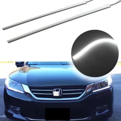 Evenly Illuminating 6000K White LED Strip DRL Lights Kit For 2013 2014 2015 Honda Accord Headlight Daytime Running lights 12V