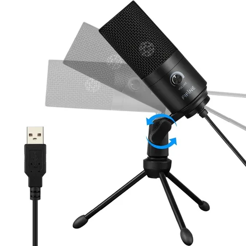 Fifine K669 USB Конденсаторный Микрофон для записи и стриминга — пример использования
