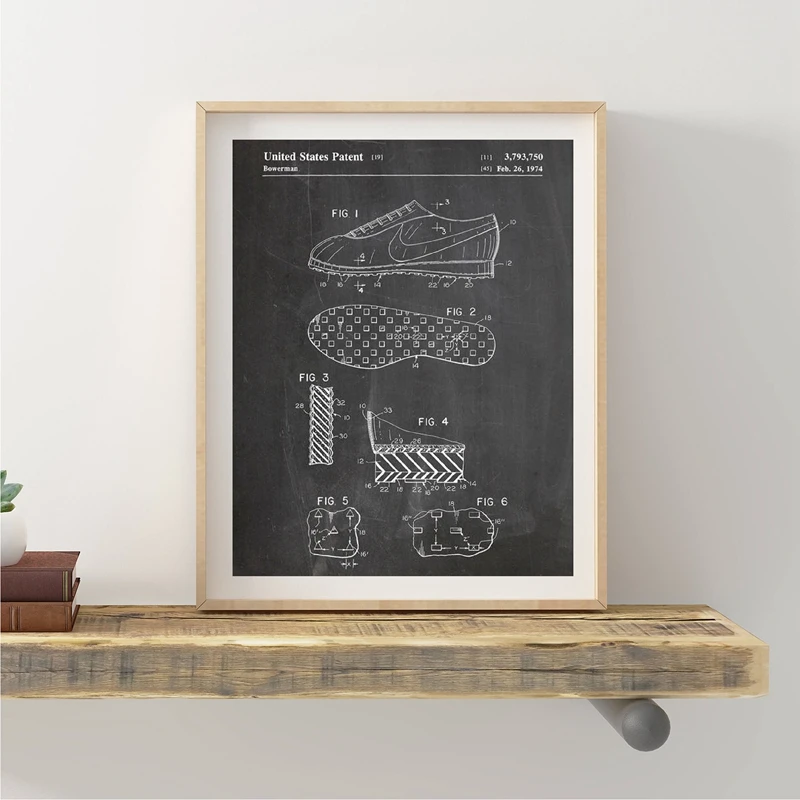 Triathlon Art Patent Group Posters and Prints , Triathlon Cycling Gifts Drawing Canvas Painting Pictures for Home Wall Art Decor