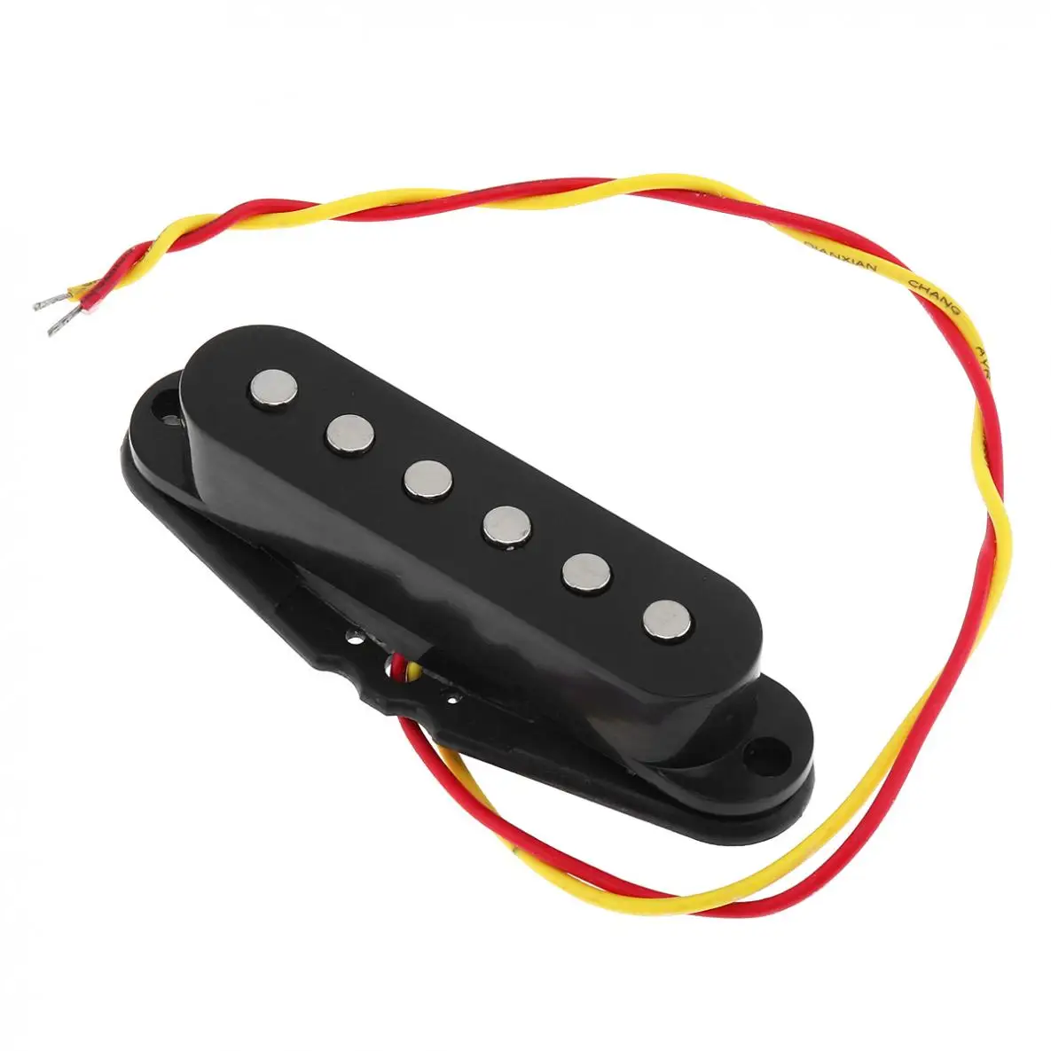 Ceramic Single Coil Sound Pickups for ST SQ 6 Strings Electric Guitars Harmonious with White / Black / Beige Colors