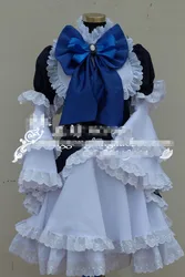 [Customize] Anime! Umineko no Naku Koro ni Frederica Bernkastel Lolita Maid Dress Lovely Uniform Cosplay Costume