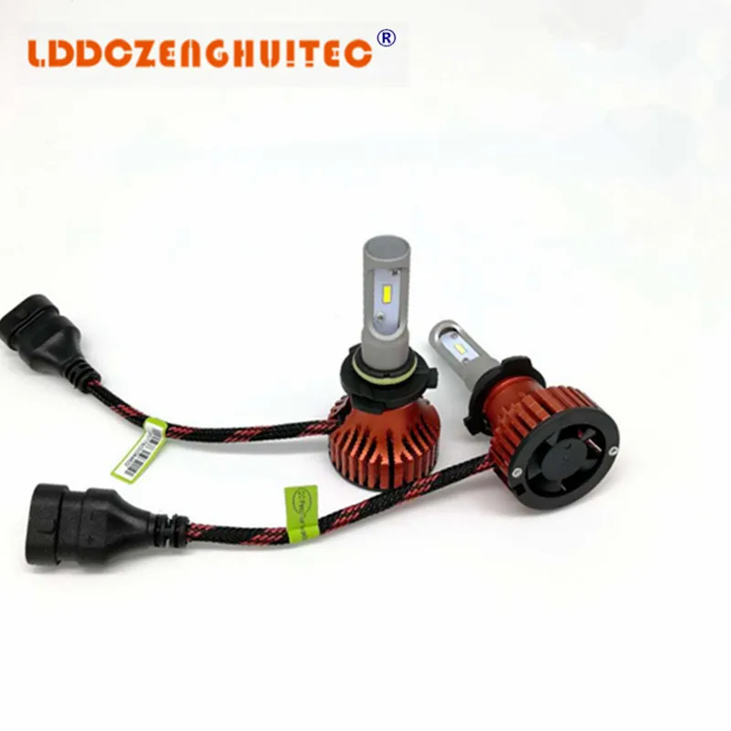 

LDDCZENGHUITEC H7 H4 LED Bulb Car Headlight H11 H1 H13 H3 H27 9005/HB3 9006/HB4 9007 Hi-Lo Beam 60W 8000LM Auto Headlamp LEDs