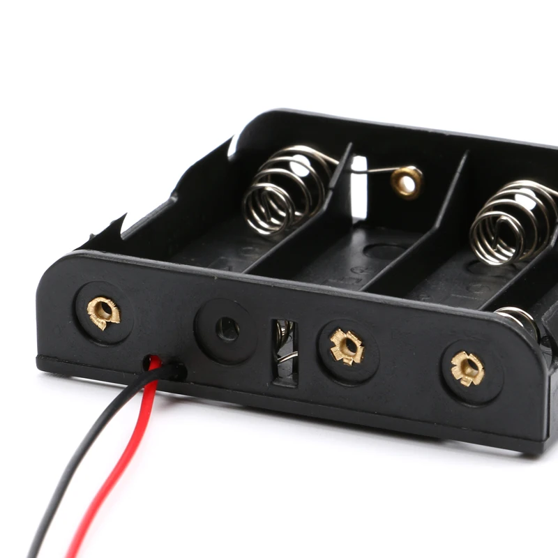 กล่องใส่แบตเตอรี่ขนาด AA ขนาดกล่องใส่กล่อง 1 2 3 4 5 6 8 ช่องกระเป๋าคอนเทนเนอร์ DIY มาตรฐานแบตเตอรี่ชาร์จ