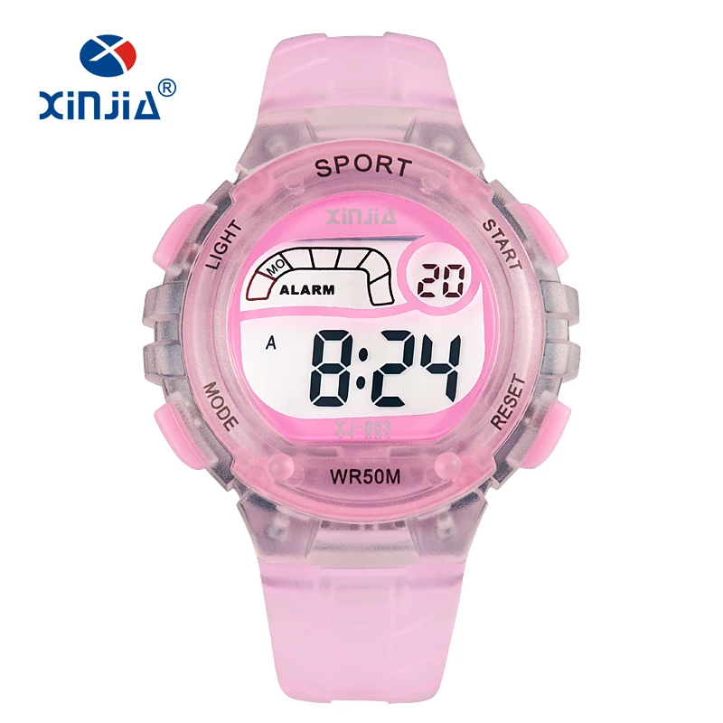 Watch LED 5 ATM Digital Sports Relojes Mujer Boys Girls fashion Students Cartoon Jelly Waterproof Relogio Feminino 2020