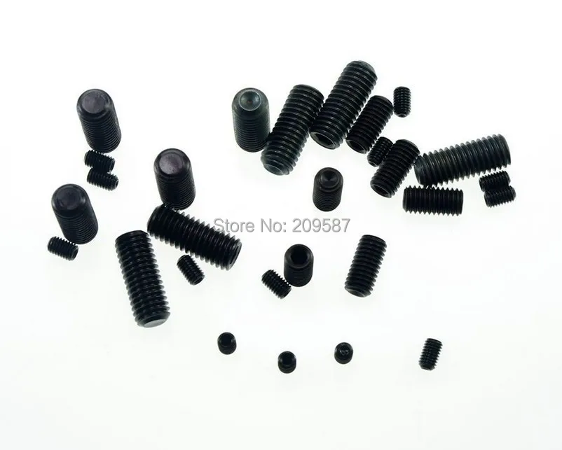 

Lot100 M3x16mm Head Hex Socket Set Grub Screws Metric Threaded Cup Point