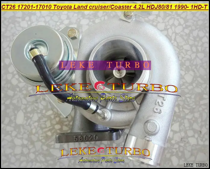 CT26 17201-17010 17201 17010 1720117010 Turbo For TOYOTA Landcruiser Coaster HDJ80 HDJ81 1990-01 1HD 1HD-T 1HD-FT 4.2L 160HP