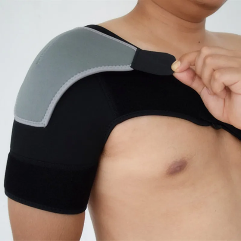 Sports shoulder professional fitness men and women tennis badminton basketball shoulder support brace strain breathable