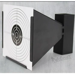 14cm Funnel Air Rifle/Airsoft Shooting Target Holder Pellet Trap with 100pcs Papers