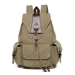 Women Canvas Backpack School Shoulder Bag Men Retro bookBags Backpacks for Women Rucksack Mochila Bolsas Femininas