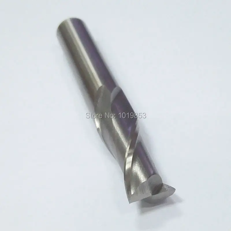 6X6X19X63 2 Flutes High speed steel HSS end mill straight shank milling cutter for machine
