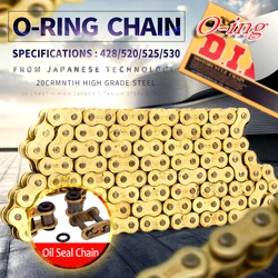 O ring O-ring Oil seal DID 520 HV VX 120L chain for Universal Dirt Bike ATV Quad MX Enduro Motocross Racing Off Road Motorcycle