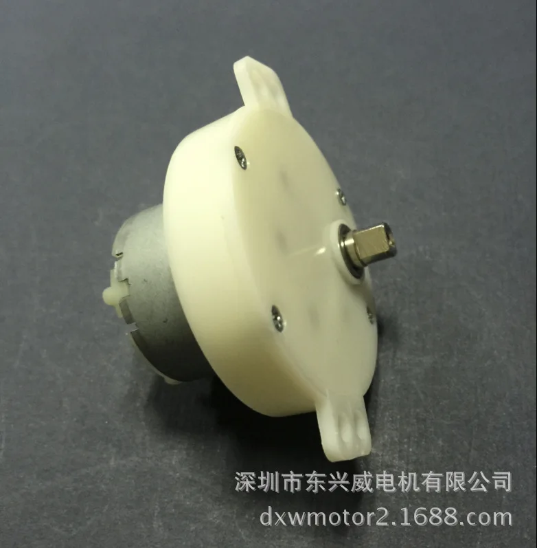 JS-500 DC speed reduction motor, plastic gear box reducer motor, fan head DC motor sewing spareparts